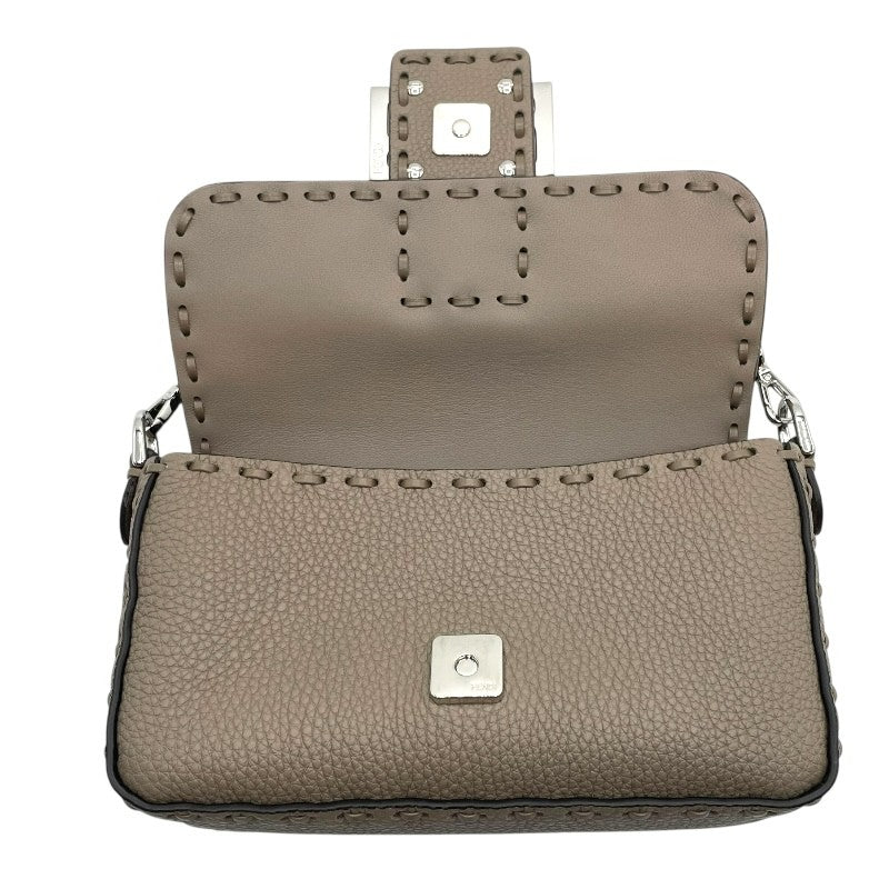 フェンディ FENDI セレリア バケットミニ 8BS017 グレー×SV金具 レザー