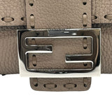 フェンディ FENDI セレリア　バケットミニ 8BS017 グレー×SV金具 レザー レザー レディース ショルダーバッグ