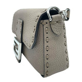 フェンディ FENDI セレリア　バケットミニ 8BS017 グレー×SV金具 レザー レザー レディース ショルダーバッグ