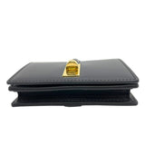 セリーヌ CELINE カードケース　16セーズ 10M473 ブラック×GD金具 カーフ ユニセックス カードケース