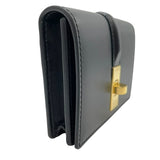 セリーヌ CELINE カードケース　16セーズ 10M473 ブラック×GD金具 カーフ ユニセックス カードケース