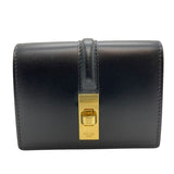 セリーヌ CELINE カードケース　16セーズ 10M473 ブラック×GD金具 カーフ ユニセックス カードケース