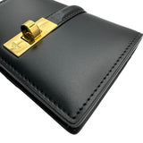 セリーヌ CELINE カードケース 16セーズ 10M473 ブラック ゴールド金具 カーフ レディース カードケース