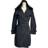 バーバリー BURBERRY フーデッドナイロントレンチコート 4062461 ブラック ポリエステル レディース トレンチコート