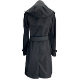 バーバリー BURBERRY フーデッドナイロントレンチコート 4062461 ブラック ポリエステル レディース トレンチコート