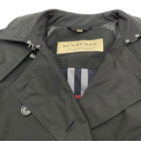 バーバリー BURBERRY フーデッドナイロントレンチコート 4062461 ブラック ポリエステル レディース トレンチコート