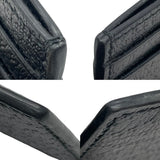 ビーカードケース 523685 ブラック×GD金具 レザー ユニセックス カードケース