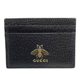 ビーカードケース 523685 ブラック×GD金具 レザー ユニセックス カードケース