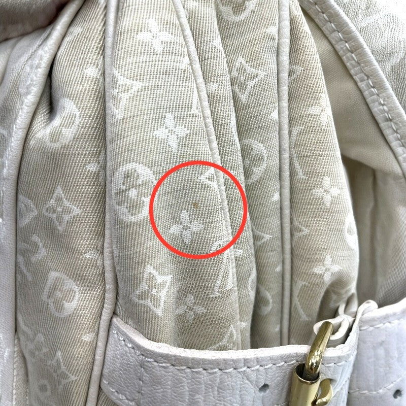 ルイ・ヴィトン LOUIS VUITTON ソミュール30 M95314 アイボリー×GD金具