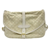 ルイ・ヴィトン LOUIS VUITTON ソミュール30 M95314 アイボリー×GD金具 モノグラムミニラン レディース ショルダーバッグ