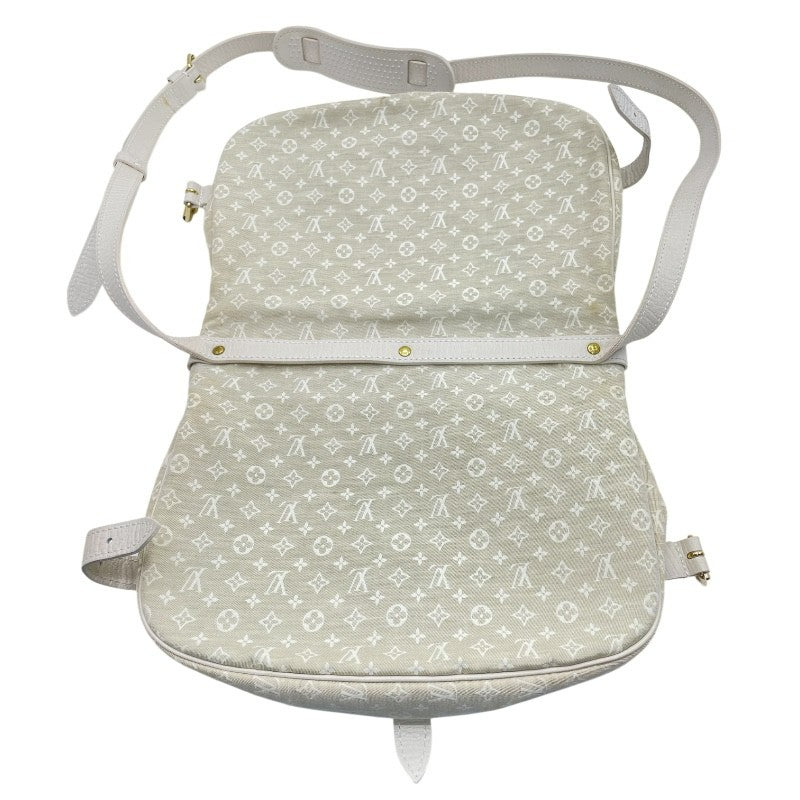 ルイ・ヴィトン LOUIS VUITTON ソミュール30 M95314 アイボリー×GD金具