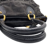 ルイ・ヴィトン LOUIS VUITTON ネオカヴィ MM M95351 ブラック×GD金具 モノグラムデニム レディース ハンドバッグ