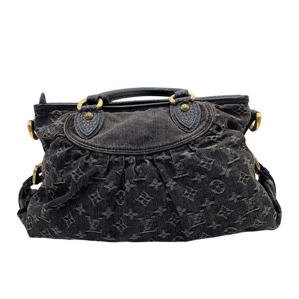 ルイ・ヴィトン LOUIS VUITTON ネオカヴィ MM M95351 ブラック×GD金具 モノグラムデニム レディース ハンドバッグ