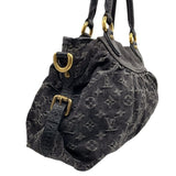 ルイ・ヴィトン LOUIS VUITTON ネオカヴィ MM M95351 ブラック×GD金具 モノグラムデニム レディース ハンドバッグ