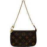 ルイ・ヴィトン LOUIS VUITTON ミニポシェット・アクセソワール M58009 ブラウン モノグラム レディース ポーチ