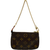 ルイ・ヴィトン LOUIS VUITTON ミニポシェット・アクセソワール M58009 ブラウン モノグラム レディース ポーチ