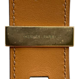 エルメス HERMES コリエ・ド・シアン24 B刻 ジョーヌナプル GD金具 シェーブルシャムキラ レディース バングル