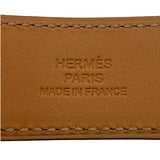 エルメス HERMES コリエ・ド・シアン24 B刻 ジョーヌナプル GD金具 シェーブルシャムキラ レディース バングル