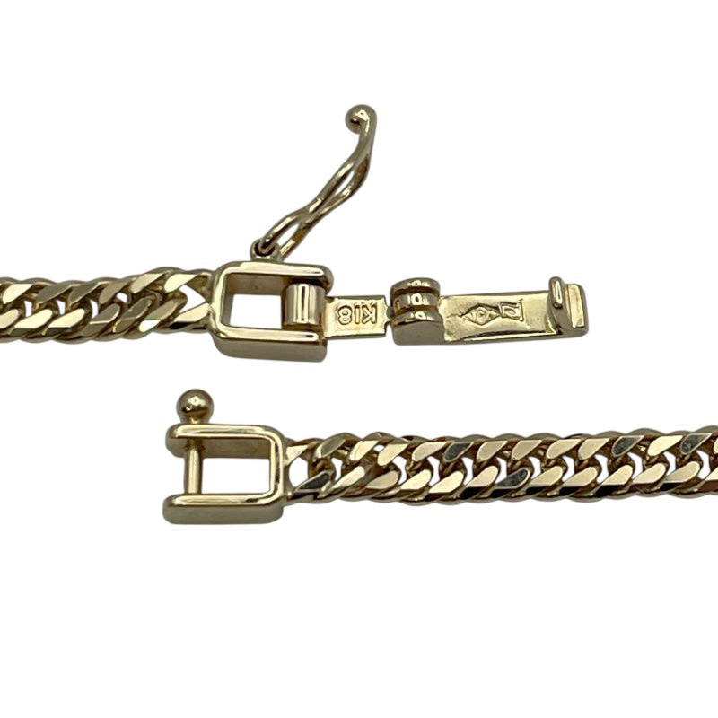 喜平6面ダブルネックレス ゴールド K18 ジュエリー | 中古ブランド