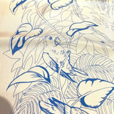 エルメス HERMES カレ90　JUNGLE LOVE ホワイト ライトブルー シルク レディース スカーフ