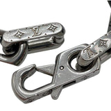 ルイ・ヴィトン LOUIS VUITTON ブレスレット モノグラムチェーン シルバー ブラック メタル アクセサリー