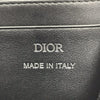 クリスチャン・ディオール Christian Dior ストラップ付 ジップポーチ グラビティ 2ESBC119LLG ブラック シルバー金具 レザー レディース ショルダーバッグ