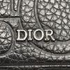 クリスチャン・ディオール Christian Dior ストラップ付 ジップポーチ グラビティ 2ESBC119LLG ブラック シルバー金具 レザー レディース ショルダーバッグ