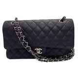 シャネル CHANEL マトラッセ25 A01112 ブラック シルバー金具 キャビアスキン レディース ショルダーバッグ