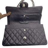 シャネル CHANEL マトラッセ25 A01112 ブラック シルバー金具 キャビアスキン レディース ショルダーバッグ