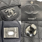 シャネル CHANEL マトラッセ25 A01112 ブラック シルバー金具 キャビアスキン レディース ショルダーバッグ