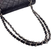 シャネル CHANEL マトラッセ25 A01112 ブラック シルバー金具 キャビアスキン レディース ショルダーバッグ