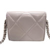 シャネル CHANEL CHANEL19 チェーンコインパース AP1787 グレー シルバー/ゴールド金具 ラムスキン レディース コインケース