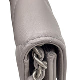 シャネル CHANEL CHANEL19 チェーンコインパース AP1787 グレー シルバー/ゴールド金具 ラムスキン レディース コインケース