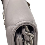 シャネル CHANEL CHANEL19 チェーンコインパース AP1787 グレー シルバー/ゴールド金具 ラムスキン レディース コインケース