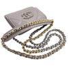 シャネル CHANEL CHANEL19 チェーンコインパース AP1787 グレー シルバー/ゴールド金具 ラムスキン レディース コインケース