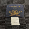 ルイ・ヴィトン LOUIS VUITTON エシャルプ・プチダミエ アルプス M71110 ブラック ウール メンズ マフラー