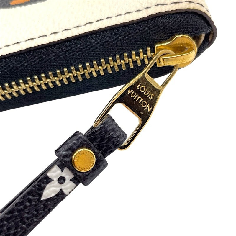 ルイ・ヴィトン LOUIS VUITTON ジッピーパース M67879 ベージュ ゴールド金具 モノグラム・ジャングル メンズ ケース ルイ・ヴィトン LOUIS VUITTON ジッピーコインパース M67879 ベージュ
