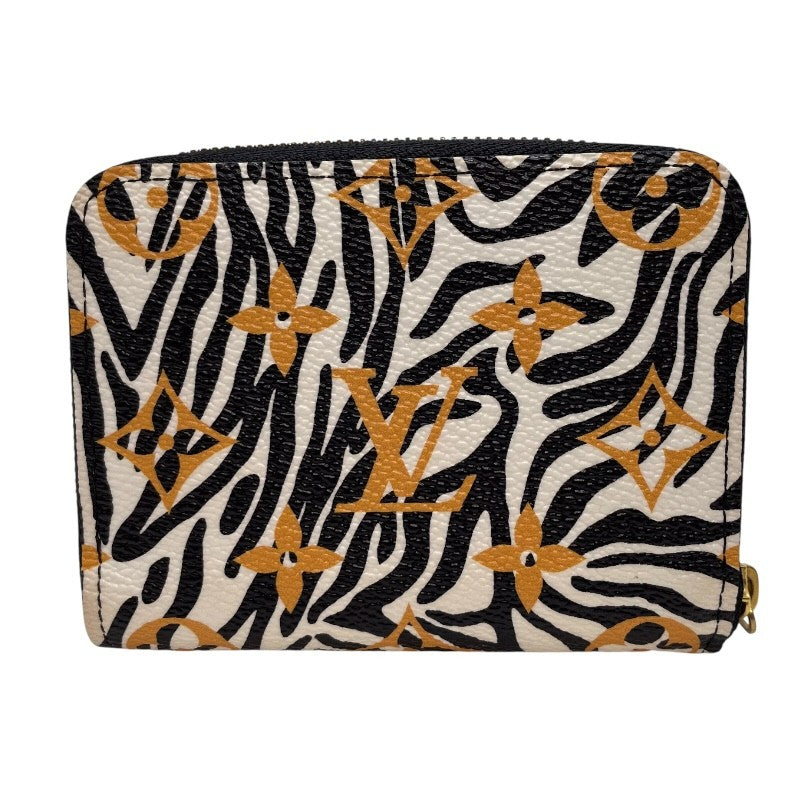 ルイ・ヴィトン LOUIS VUITTON ジッピーパース M67879 ベージュ ゴールド金具 モノグラム・ジャングル メンズ ケース ルイ・ヴィトン LOUIS VUITTON ジッピーコインパース M67879 ベージュ