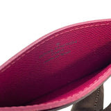 ルイ・ヴィトン LOUIS VUITTON カードケース ポルト カルト･サーンプル M60703 ブラウン フューシャ モノグラムキャンバス/グレインレザー レディース カードケース