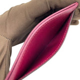 ルイ・ヴィトン LOUIS VUITTON カードケース ポルト カルト･サーンプル M60703 ブラウン フューシャ モノグラムキャンバス/グレインレザー レディース カードケース