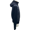 モンクレール MONCLER ダウン切替ニットパーカー ネイビー ナイロン メンズ パーカー