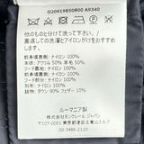 モンクレール MONCLER ダウン切替ニットパーカー ネイビー ナイロン メンズ パーカー