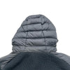 モンクレール MONCLER ダウン切替ニットパーカー ネイビー ナイロン メンズ パーカー