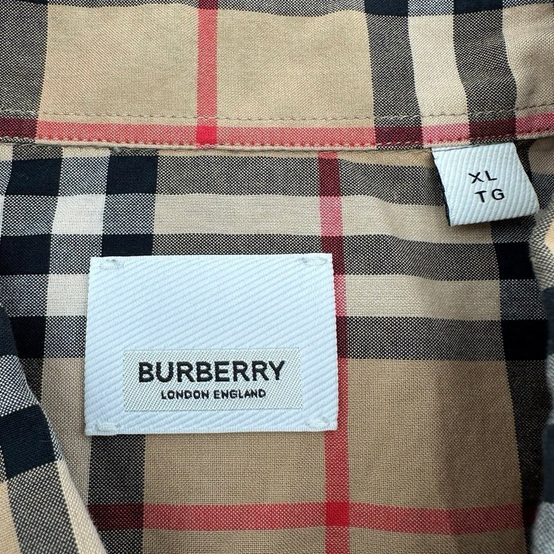 バーバリーロンドン BURBERRY LONDON ロゴチェック長袖シャツ 8017567