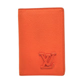 ルイ・ヴィトン LOUIS VUITTON オーガナイザードゥポッシュ M81028 オレンジ LVアエログラム レディース カードケース