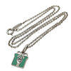 ティファニー TIFFANY＆CO ブルーボックス １PD ネックレス シルバー×ブルー SV925 ジュエリー