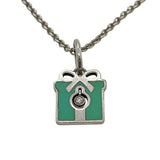 ティファニー TIFFANY＆CO ブルーボックス １PD ネックレス シルバー×ブルー SV925 ジュエリー