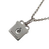ティファニー TIFFANY＆CO ブルーボックス １PD ネックレス シルバー×ブルー SV925 ジュエリー
