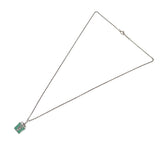 ティファニー TIFFANY＆CO ブルーボックス １PD ネックレス シルバー×ブルー SV925 ジュエリー