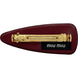 ミュウミュウ miu miu ヘアクリップ 5IF092_069_FOD27 ルージュ系 パテント レディース その他小物